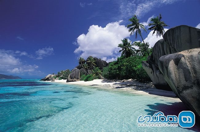 ساحل آنس سورس درژان Anse Source d'Argent در سیشل Seychelles