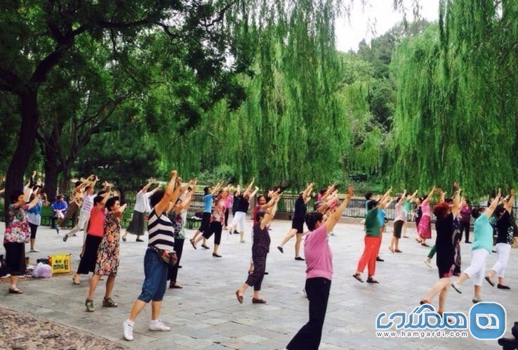 شگفتی های کشور چین : تای چی در یک پارک