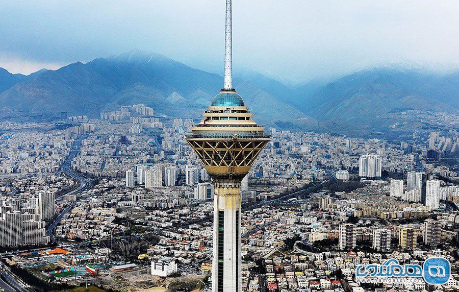 عکس شهر های زیبا و تماشایی جهان از زاویه بالا : تهران ، ایران
