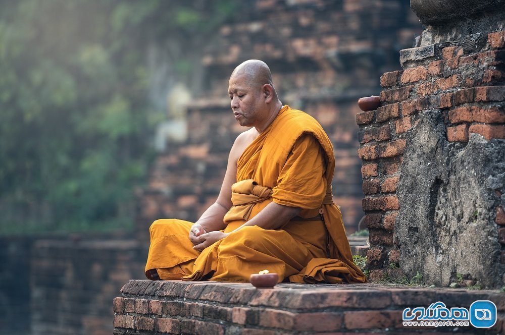 آرامش ذهنی در معابد بودایی