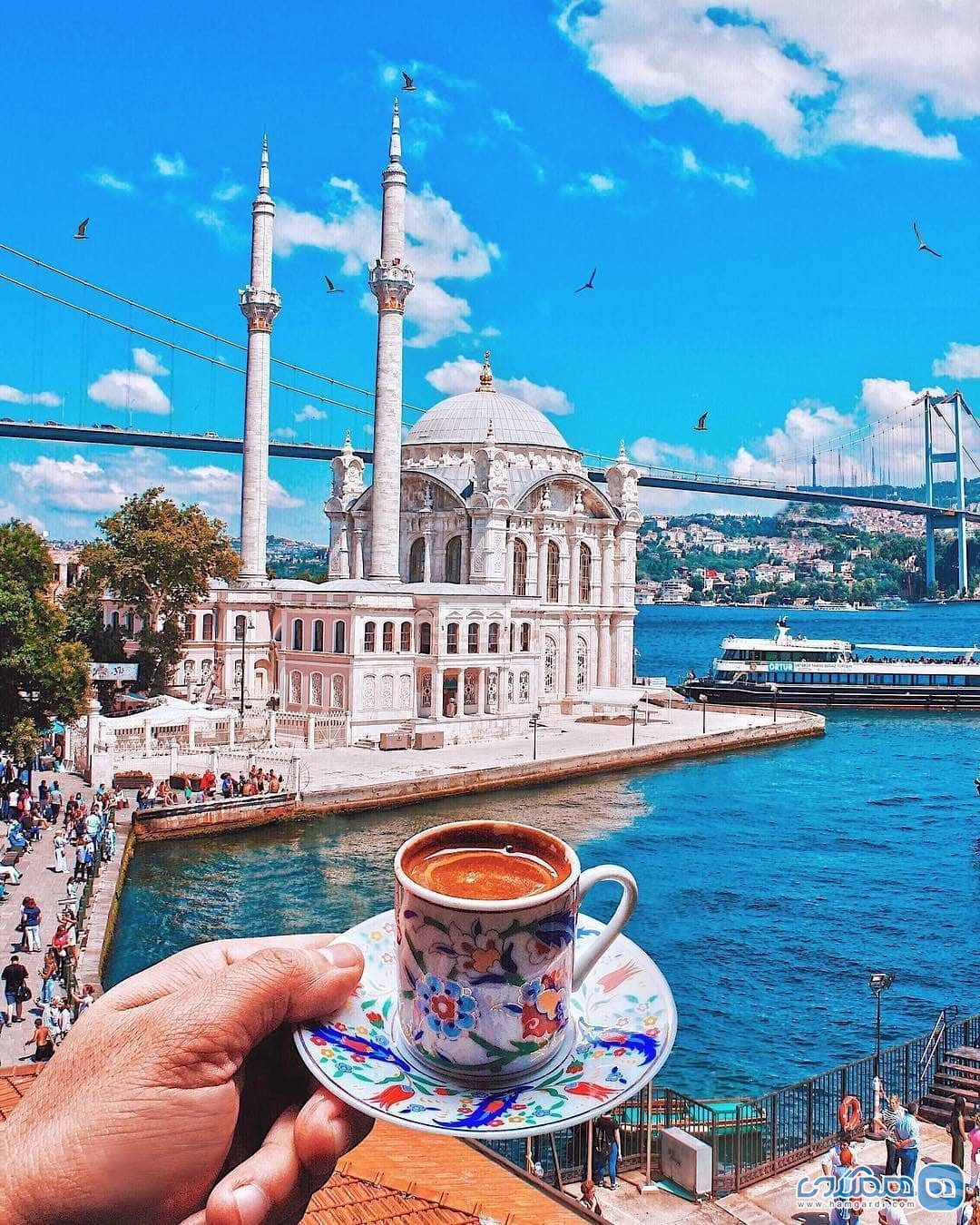 نوشیدن چای و قهوه در ترکیه