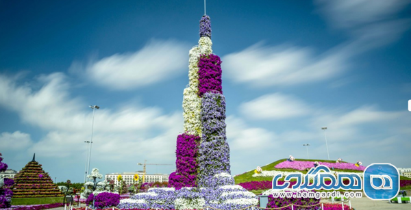 برج خلیفه باغ میراکل دبی