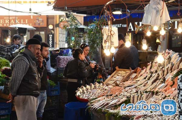 بازار ماهی فروشان بشیکتاش استانبول
