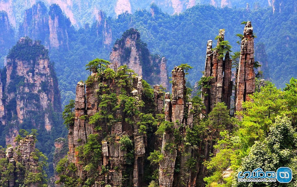 کوه های تیانزی در چین