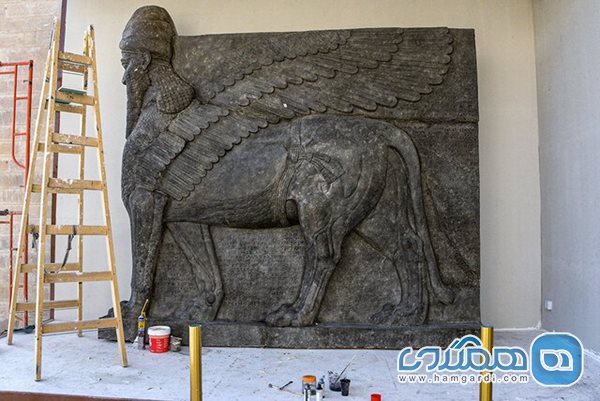 مجسمه های باستانی آشوری بازسازی شده