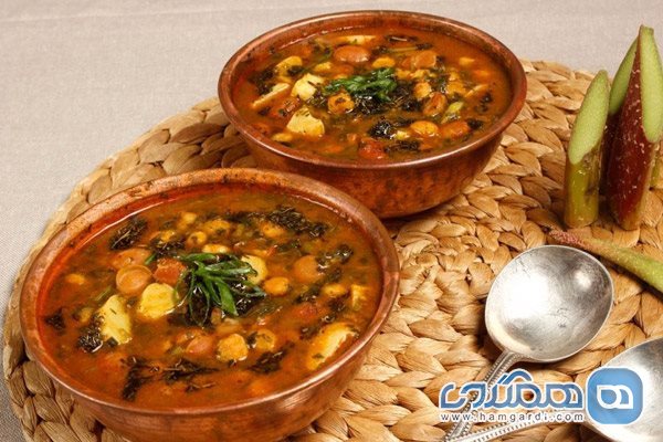 آش آلو از غذاهای محلی قزوین