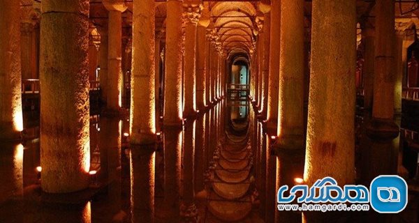 آب انبار باسیلیکا (Basilica Cistern)