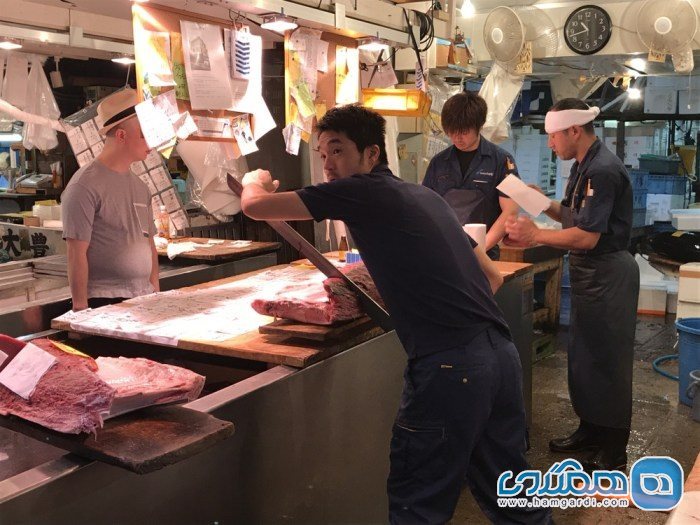 بازار ماهی تسوکیجی Tsukiji