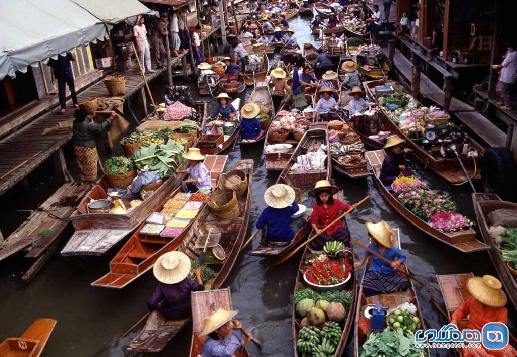 بازارچه های شناور در بانکوک