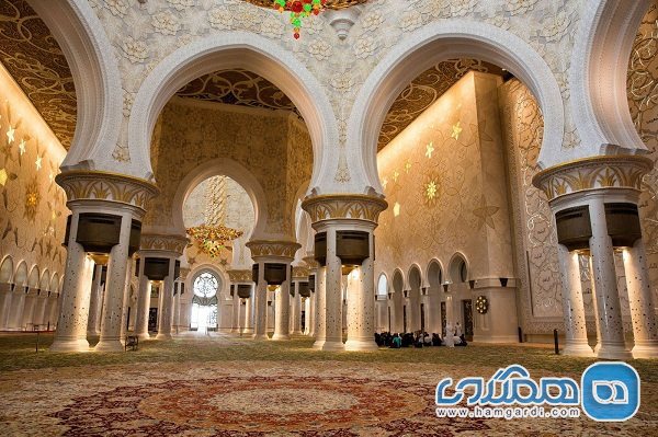 دیدنی های مسجد شیخ زاید 2