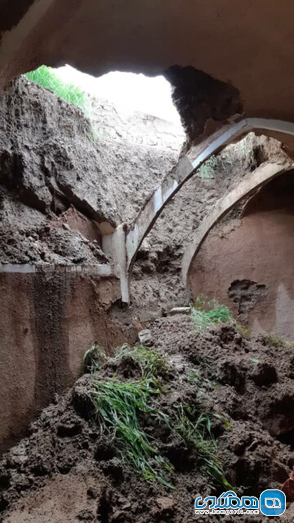 ادامه تخریب سقف مسجد تاریخی نجم آباد