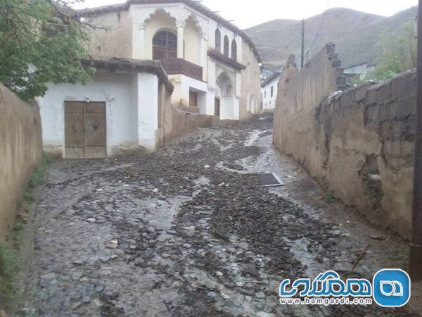 وضعیت خانه نیما یوشیج بعد از سیلاب