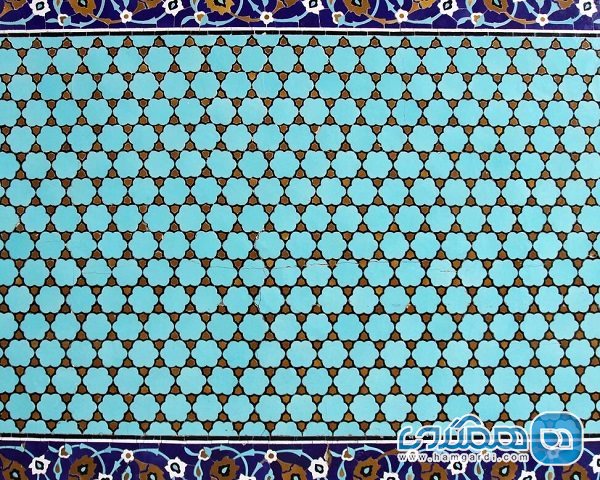 اعلام کشف کاشی نوشته حمام تاریخی پنجاهه نایین