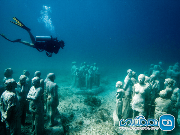 موزه زیر آب شهر کانکون (Cancun Museum)