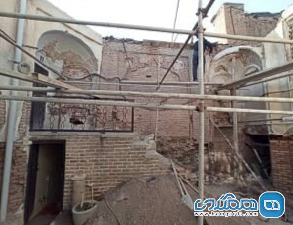 شروع مرمت خانه تاریخی زینعلی در قزوین