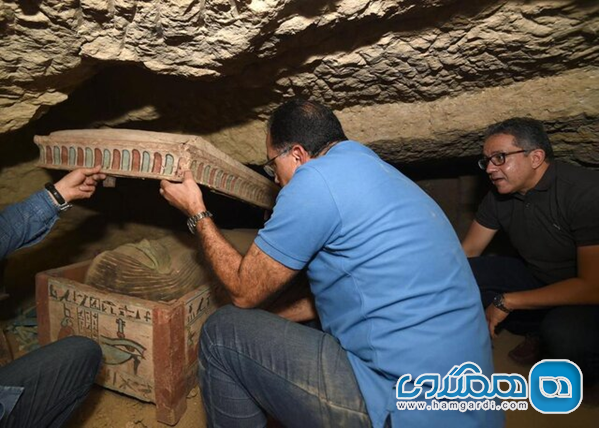 اعلام کشف مجموعه جدید تابوت های باستانی در مصر 2