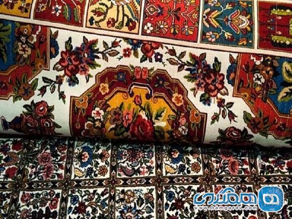 چشم انداز باغ دلگشای ایرانی در فرش ایران 2
