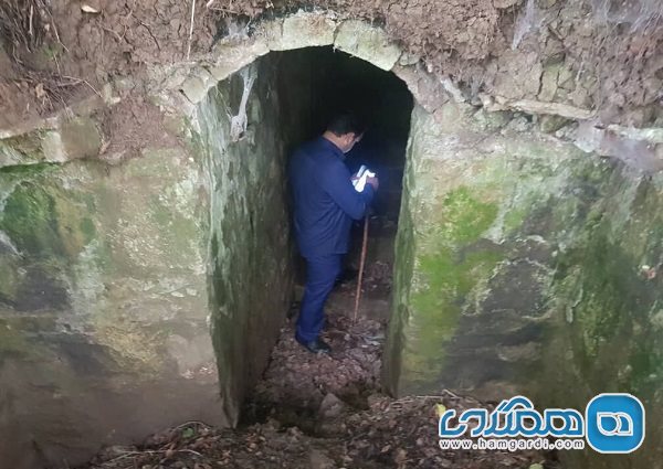 کشف بقایای تونل تاریخی دستکند در گیلان