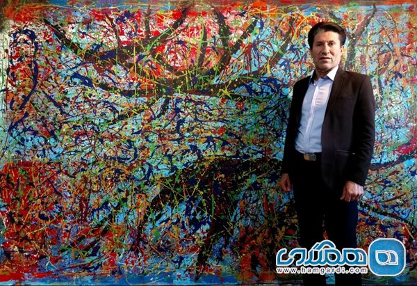 فریدالله ادیب آیین هنرمند نقاش پشتاز معاصر افغانستان 2