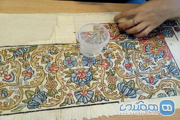 20 نقش فرش تاریخی در کرمان مرمت شد