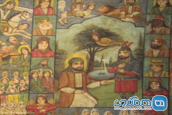 نقاشی قهوه خانه ای موزه سمنان و داستان هایی که دارد