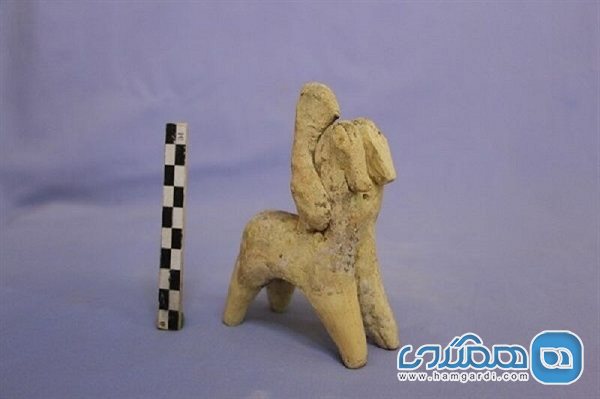 کشف پیکرک اسب سفالی در شهرستان شوش