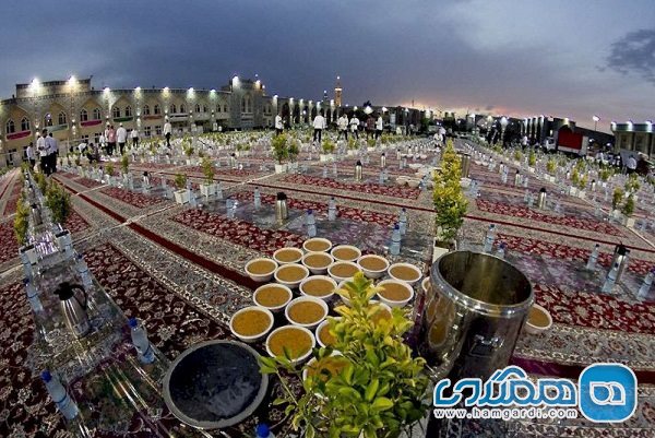 سنت 332 ساله افطاری در حرم مطهر رضوی