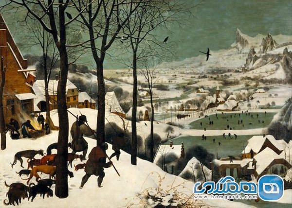 شکارچیان در برف اثر پیتر بروگل مهتر