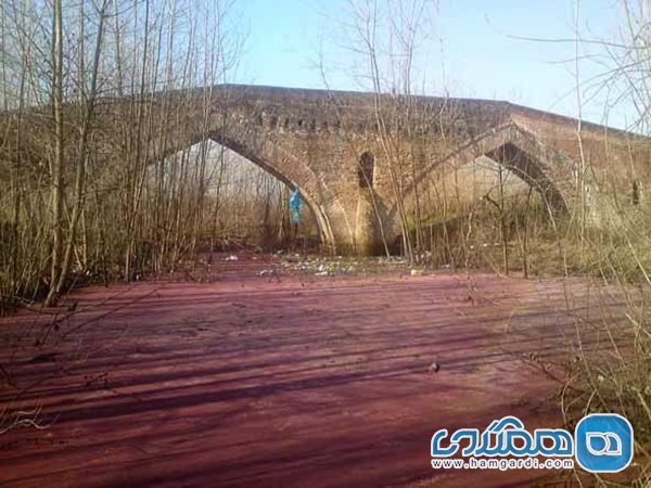 پل خشتی تجن گوکه یکی از پل های دیدنی استان گیلان است