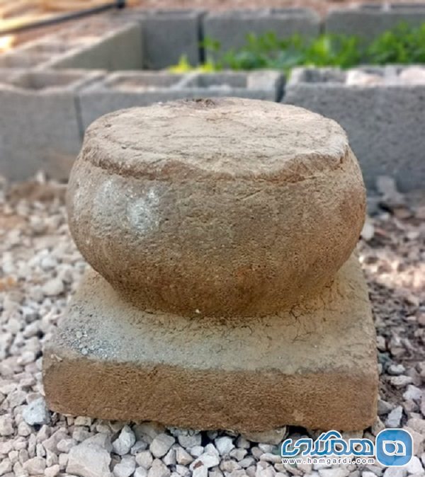 کشف و ضبط یک پایه ستون تاریخی در روستای باغان کوار