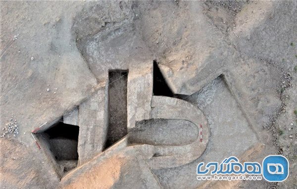 کشف بنای خشتی دوره ساسانی در داوود آباد اراک