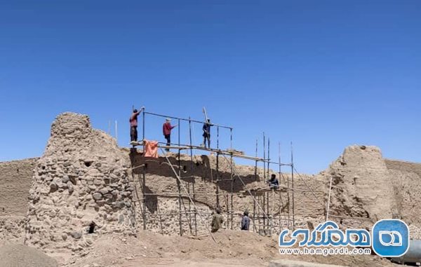 شروع مرحله دوم مرمت قلعه تاریخی روستای برکوه سربیشه