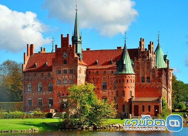 قلعه اگسکوف یکی از جاذبه های گردشگری دانمارک به شمار می رود