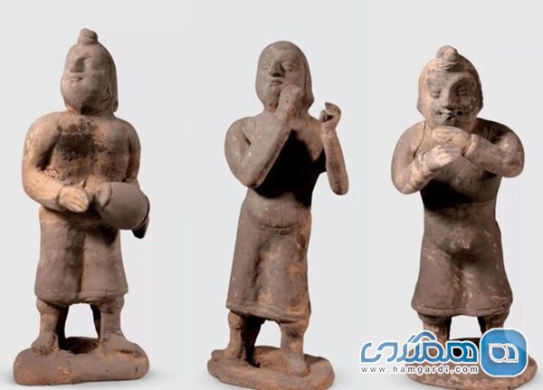 کشف مجموعه بزرگی از مجسمه های سفالین در یک مقبره باستانی در شمال چین
