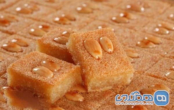 بسبوسه یکی از خوشمزه ترین شیرینی های عربی به شمار می رود