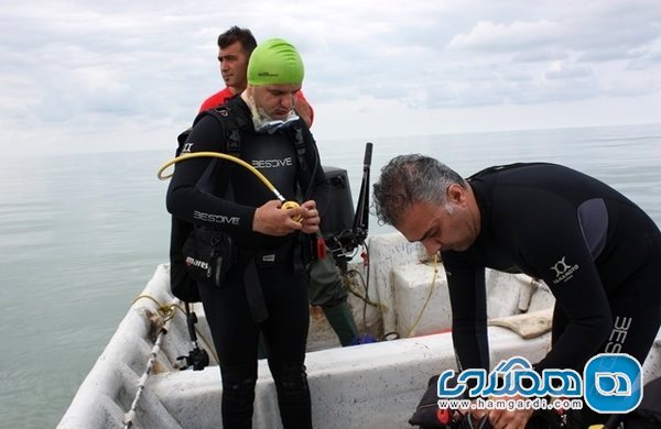 گروه بررسی باستان شناسی زیر آب در دریای مازندران به کار خود پایان داد