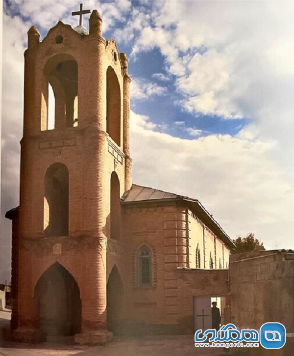 نمای خارجی کلیسای حضرت مریم ـ روستای گلپاشین
