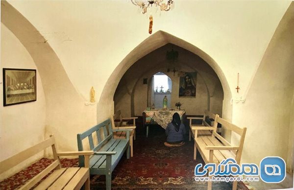 نمای داخلی کلیسای قدیمی حضرت مریم ـ محله چهاربخش ارومیه