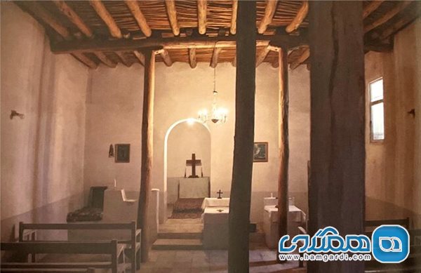 داخل کلیسای حضرت مریم ـ روستای انهر واقع در بلوار استاد شهریار ارومیه