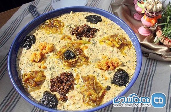 آش حلبه و زیره یکی از غذاهای سنتی نیشابور است