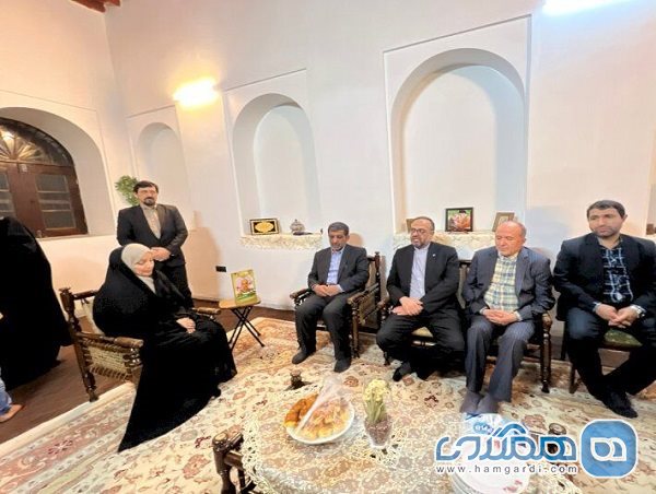 وزیر میراث فرهنگی خانه شهید فخری به عنوان شهید سلامت را افتتاح کرد