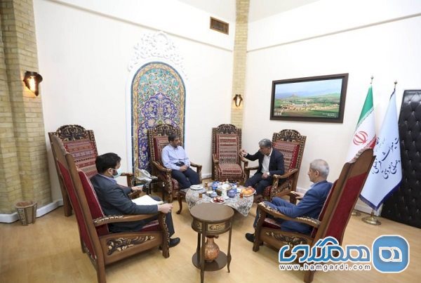 دیدار وزیر میراث فرهنگی کشور با چهار نفر از نمایندگان مجلس شورای اسلامی 