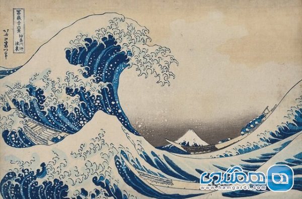 یک نسخه از نقاشی موج عظیم کاناگاوا در یک حراجی فروخته شد و رکورد شکست