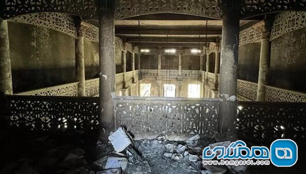 کتابخانه 113 ساله ای در هند به آتش کشیده شد