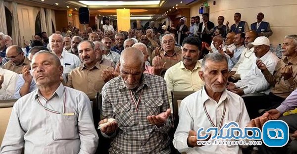 نخستین مراسم دعای حج 1402 در یکی از هتلهای محل اسکان زائران ایرانی برگزار شد
