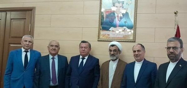 دیدار رئیس انجمن آثار و مفاخر فرهنگی ایران با رئیس آکادمی علوم تاجیکستان