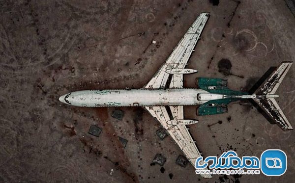 هواپیمای توپولف از رده خارج شده در کیش به فروش گذاشته شد