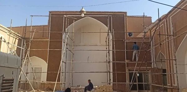پایان عملیات مرمت حیاط مسجد تاریخی سر پلک