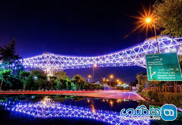 پل طبیعت به مناسبت روز جهانی و هفته ملی دیابت به رنگ آبی در می آید