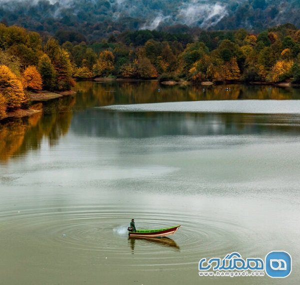 نگاهی به طبیعت پاییزی دریاچه سد برنجستانک سوادکوه
